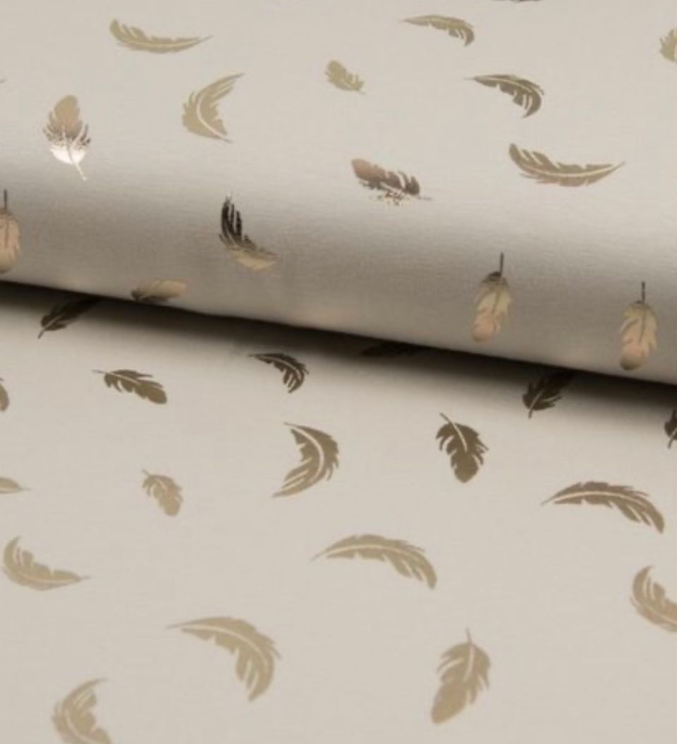 Bloomer Paperbag - Print - Feather touch of gold