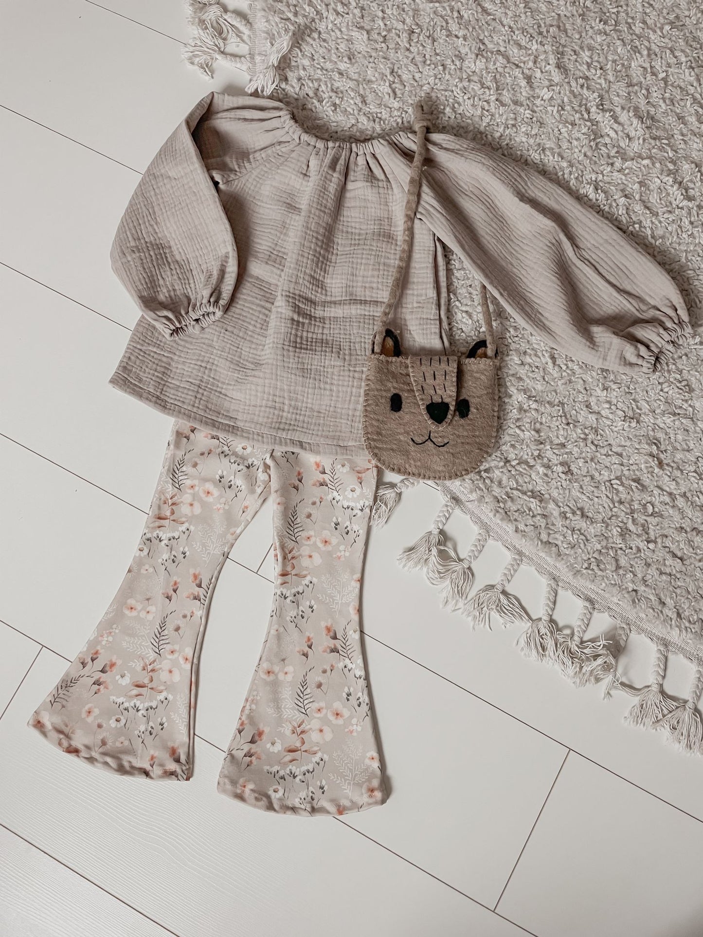 Tuniekje - Basic - Mousseline - Beige