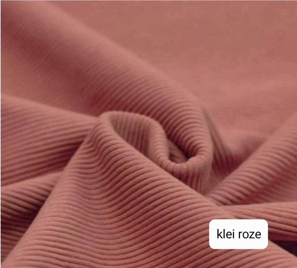 Bloomer - Smalle rib - Klei roze