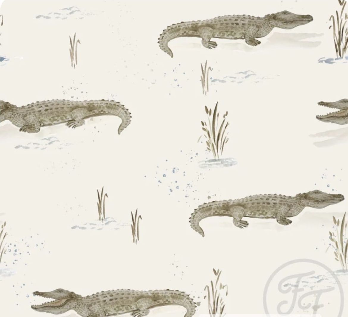 Short - Standaard - Print - Krokodil moeras