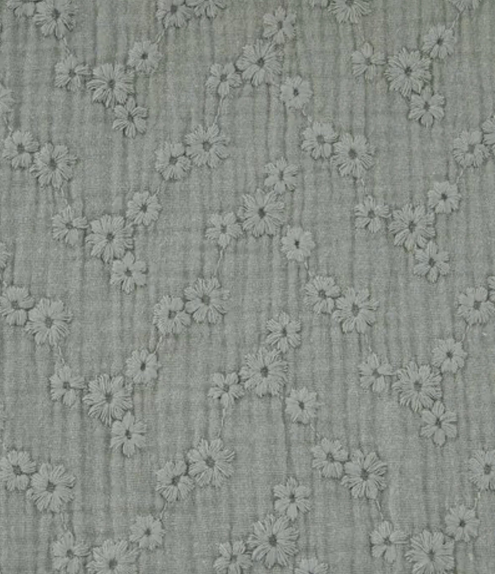 Tuniekje - Basic - Mousseline - Oud groen
