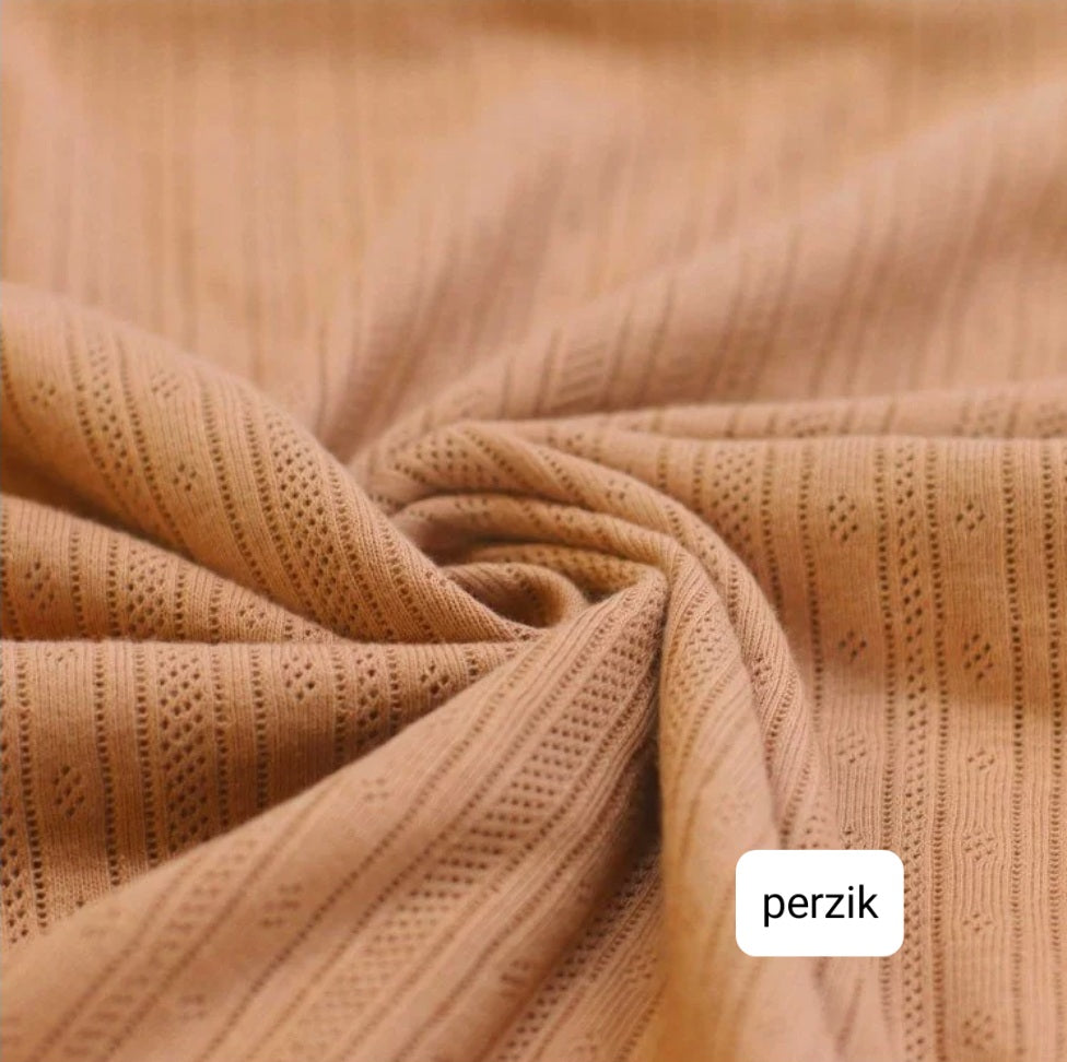 Short - Ruffle - Fijngebreid - Perzik