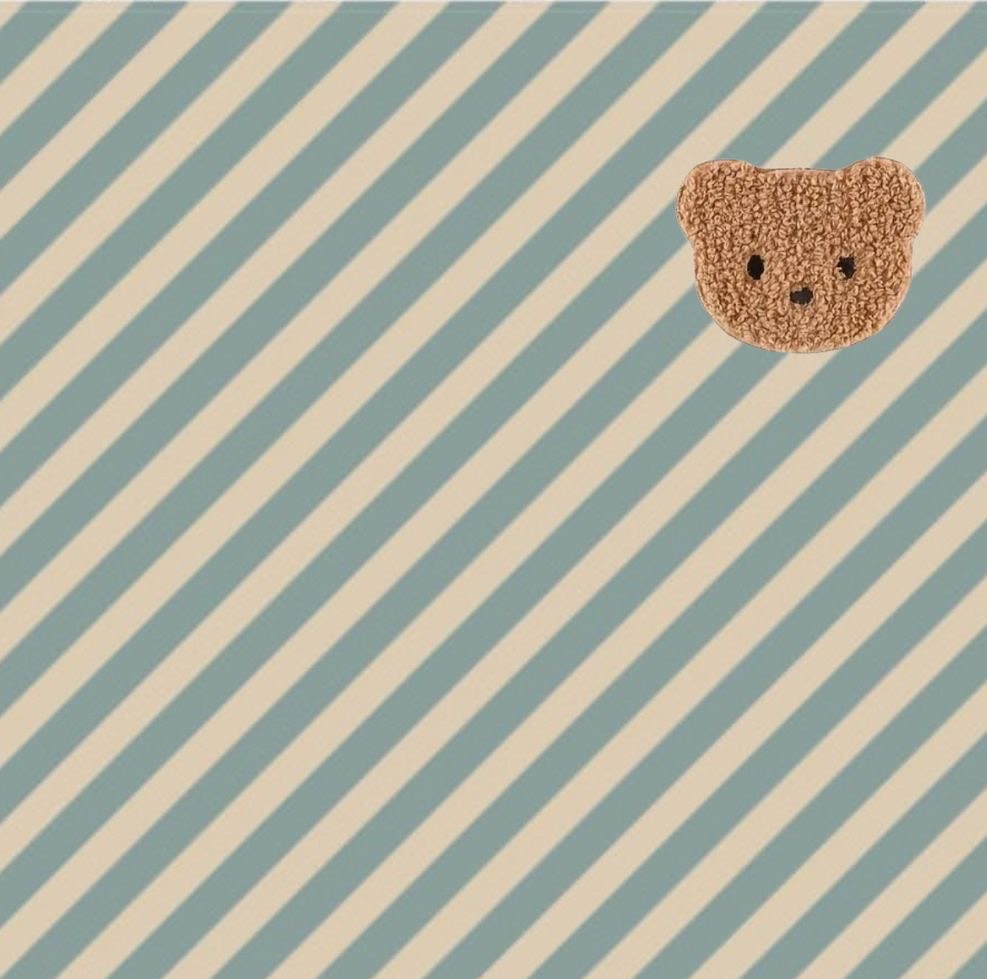 Trui - Print - Streepjes beige blauw