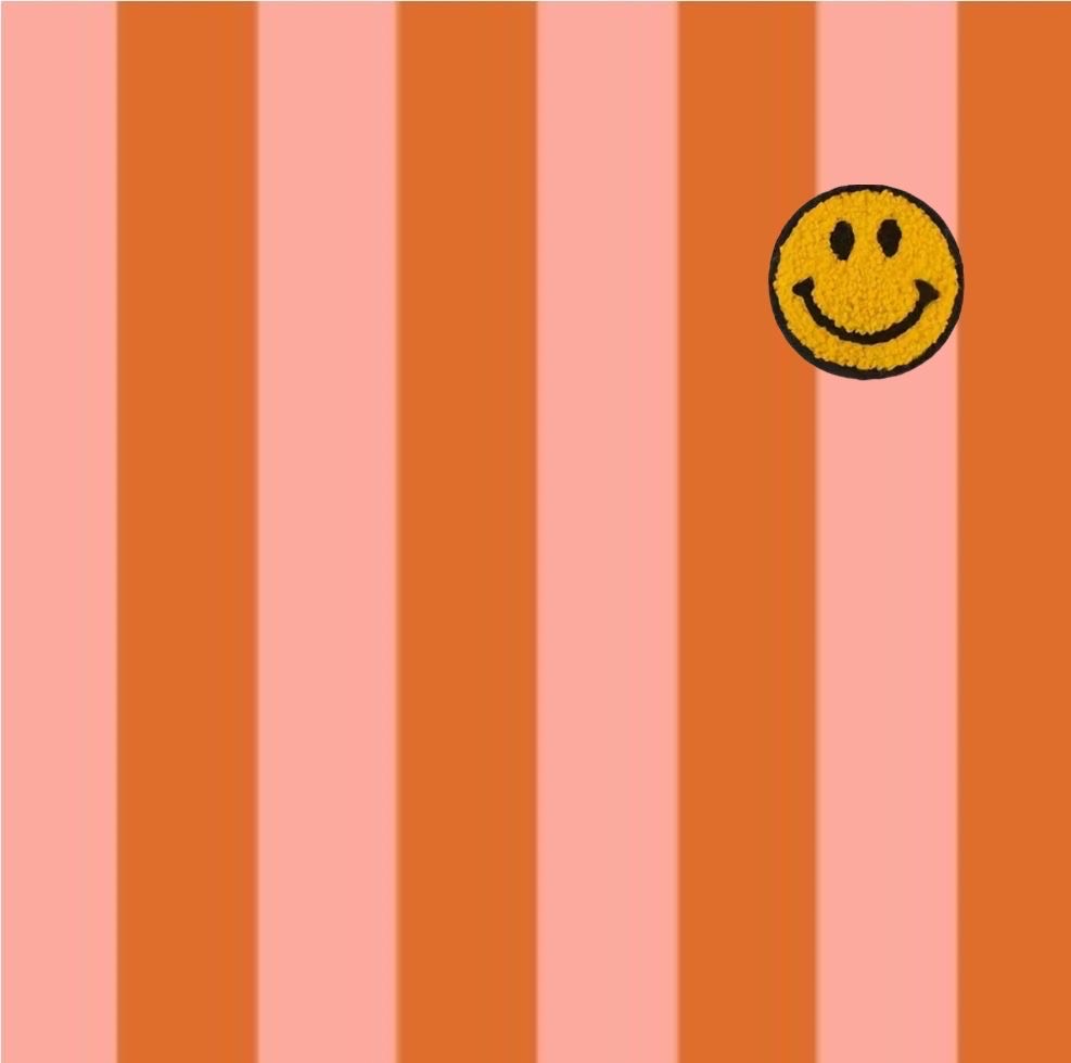 Trui - Print - Streepjes roze oranje