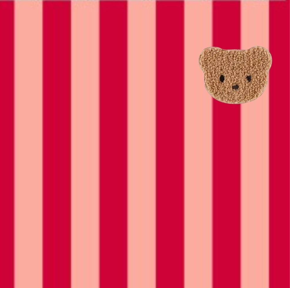 Trui - Print - Streepjes roze rood