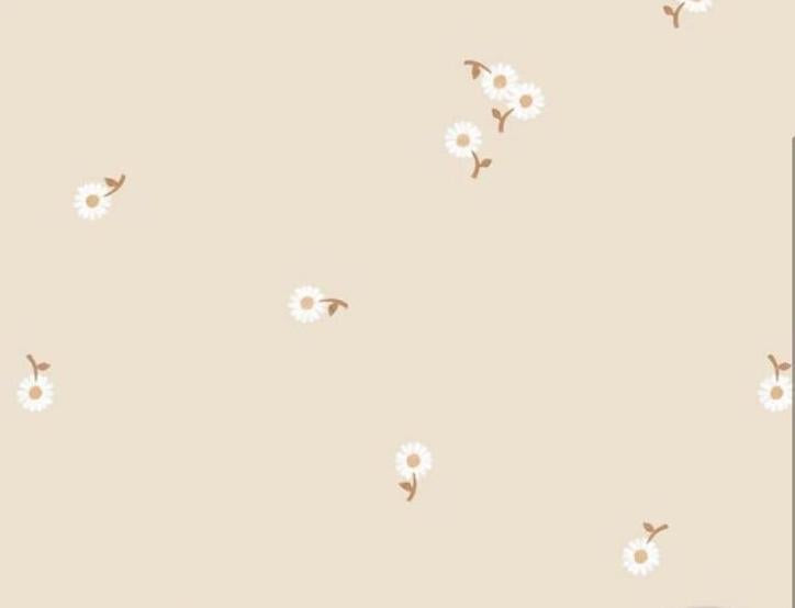 Jurkje korte mouw - Bloemenprint - Beige bloemetjes