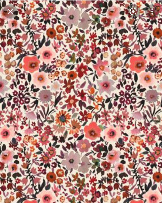 Jurkje korte mouw - Bloemenprint - Bloemen mix