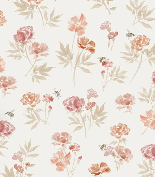 Jurkje korte mouw - Bloemenprint - Bloemen pastel