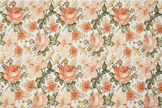 Muts - Bloemenprint - Bloemen vintage