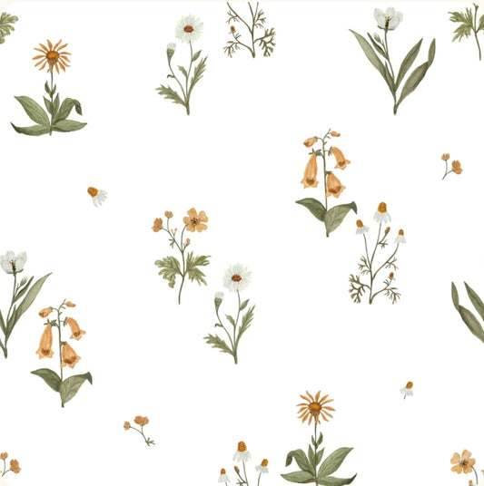 Jurkje korte mouw - Bloemenprint - Bloemetjes madelief
