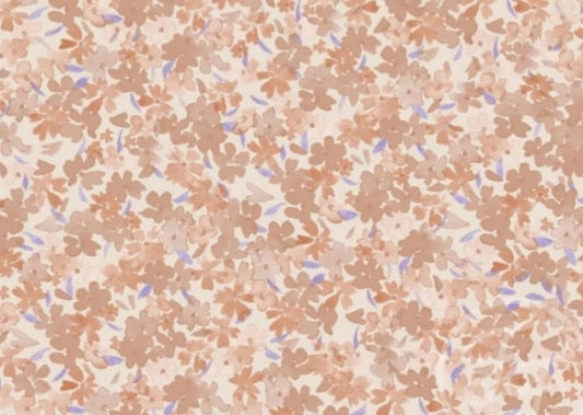 Jurkje korte mouw - Bloemenprint - Bloemetjes touch of purple