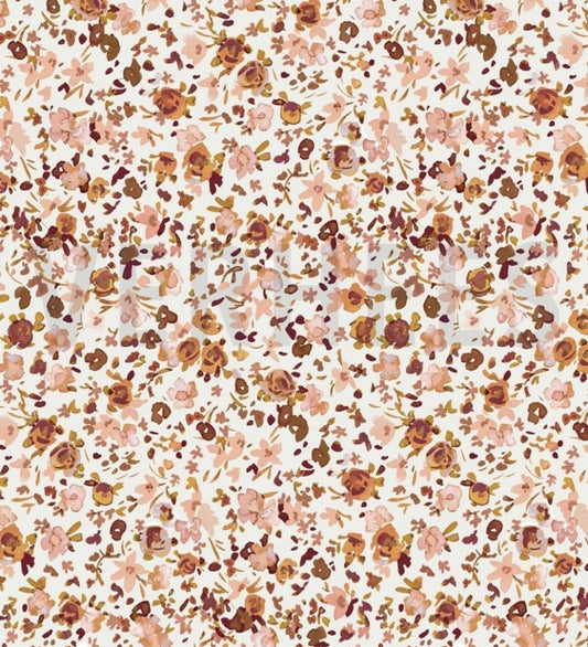 Short - Standaard - Bloemenprint - Bloemetjes wit onderlegd