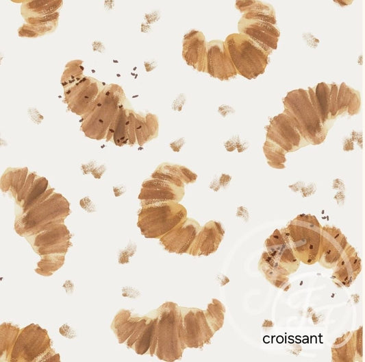 Short - Ruffle - Print - Croissant