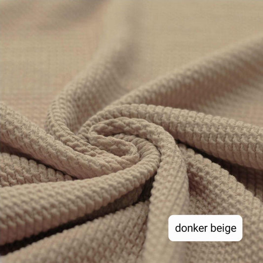 Bloomer - Wafelstructuur - Donker beige