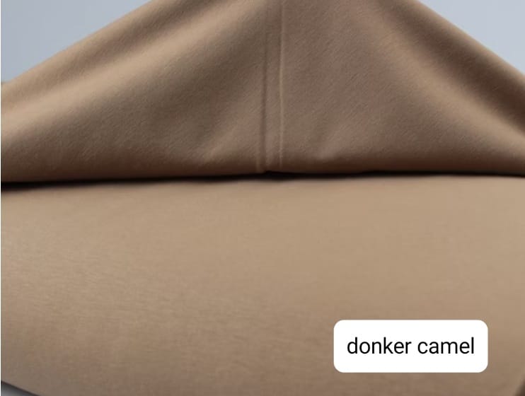 Flared - Uni - Donker camel