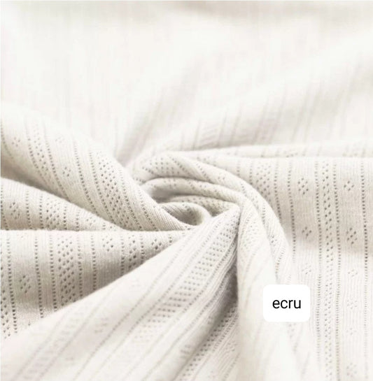 Short - Ruffle - Fijngebreid - Ecru