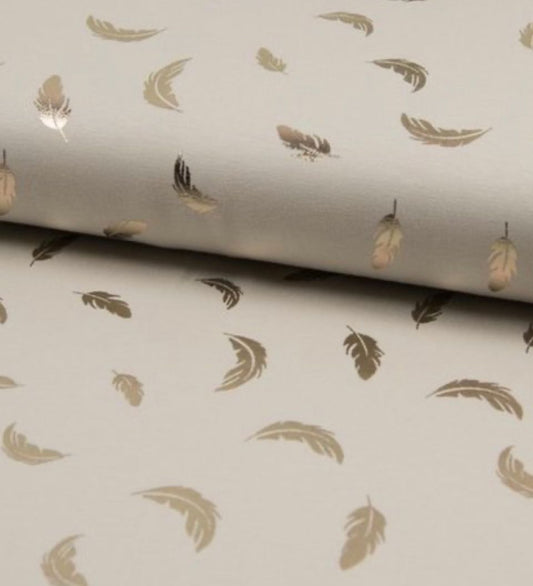 Bloomer Paperbag - Print - Feather touch of gold