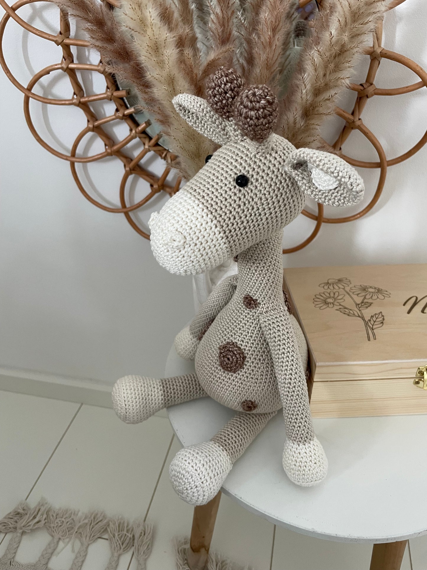 (Muziek)knuffel - Giraffe