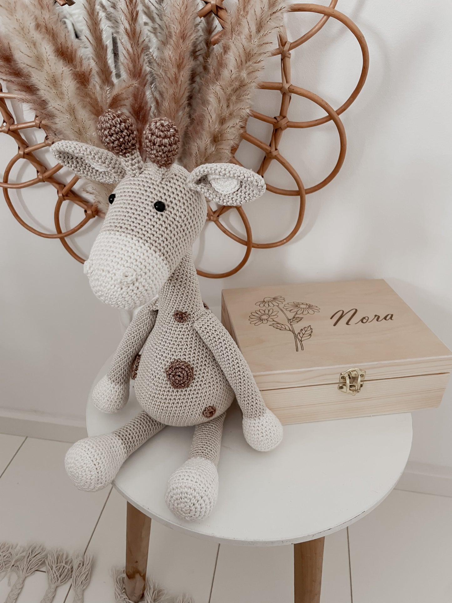 (Muziek)knuffel - Giraffe