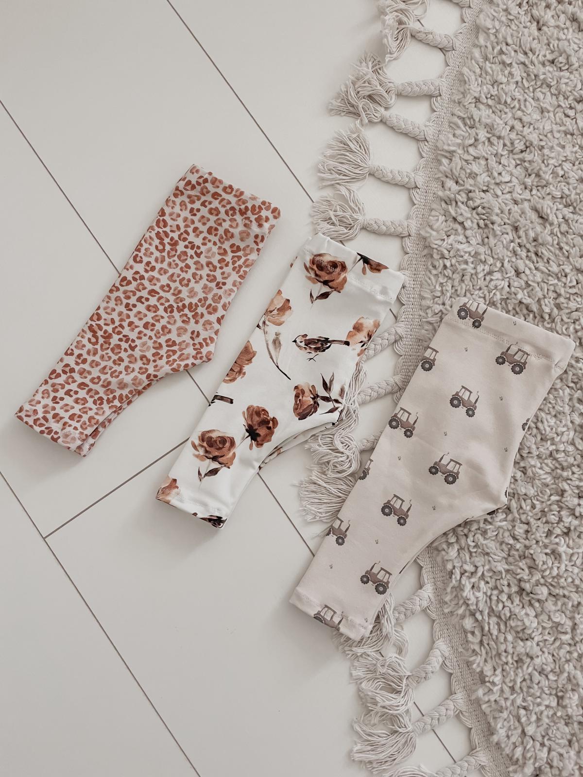 Legging - Print - Luipaard zalm/bruin
