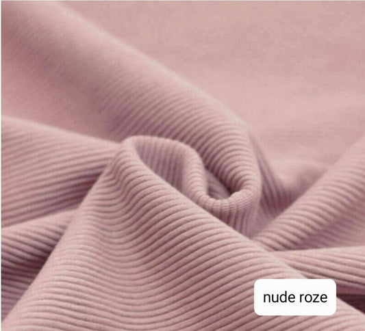 Bloomer - Smalle rib - Nude roze
