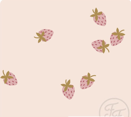 Muts - Print - Roze aardbei