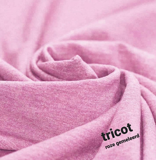 Short - Ruffle - Uni - Roze gemeleerd