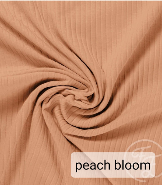 Flared - Brede rib - Peach bloom