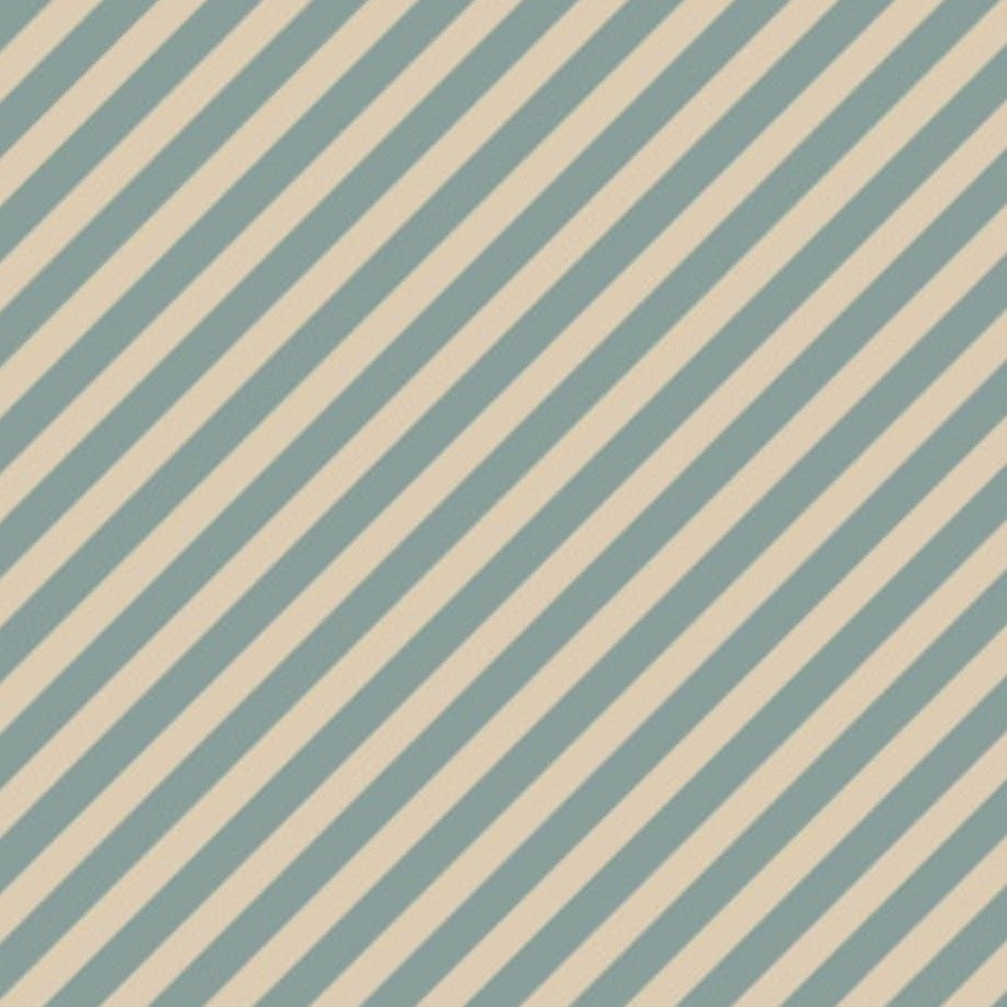 Bloomer Paperbag - Print - Streepjes beige blauw