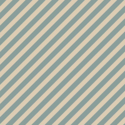 Short - Ruffle - Print - Streepjes beige blauw