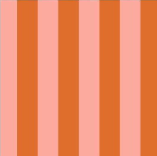 Short - Ruffle - Print - Streepjes roze oranje