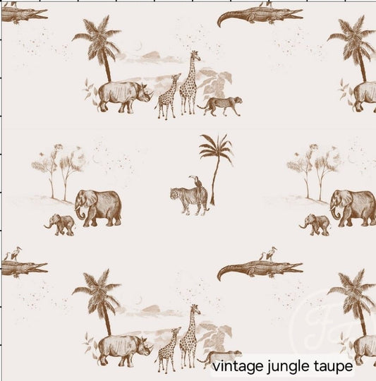 Muts - Print - Vintage jungle taupe