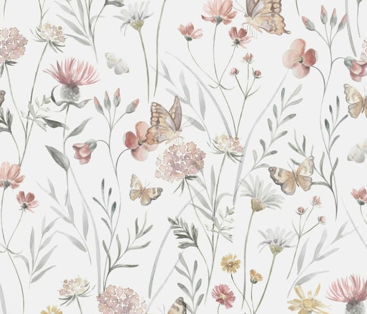 Jurkje korte mouw - Bloemenprint - Weidebloemen