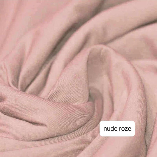 Flared - Uni - Nude roze