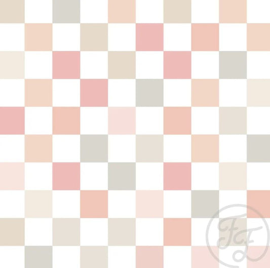 Muts - Print - Gekleurde ruitjes