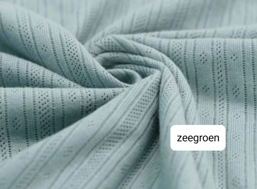 Boxpakje - Fijngebreid - Zeegroen
