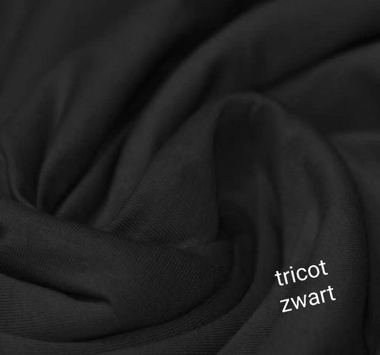 Short - Ruffle - Uni - Zwart