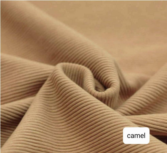 A-lijn jurkje - Smalle rib - Camel