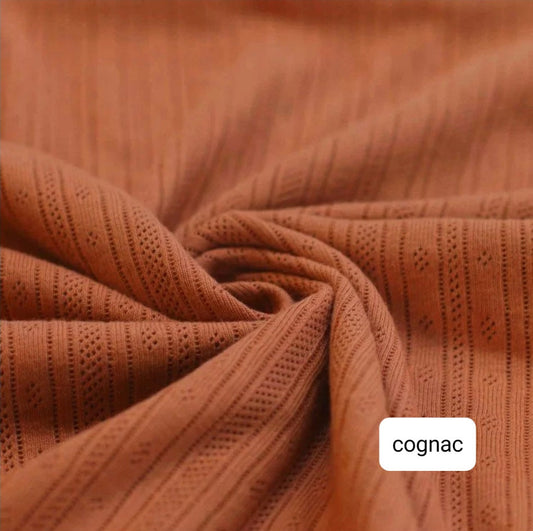A-lijn jurkje - Fijngebreid - Cognac
