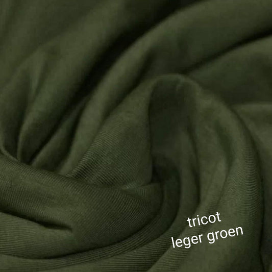 A-lijn jurkje - Uni - Leger groen